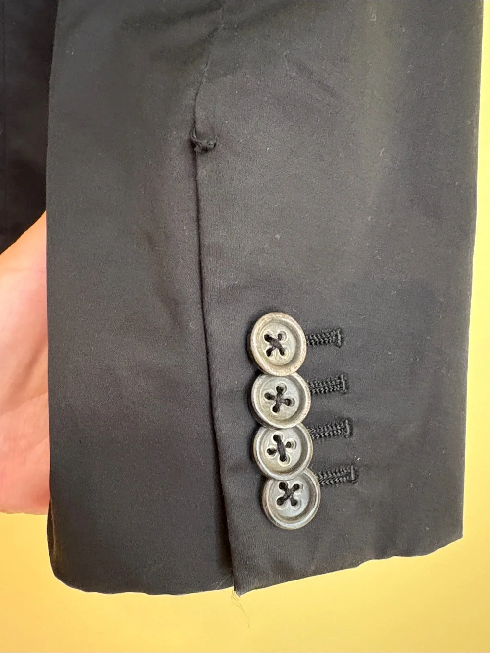 Jil Sander | Black Tailor Made Two-Button Made in Italy Blazer 48 IT/EU 38 US